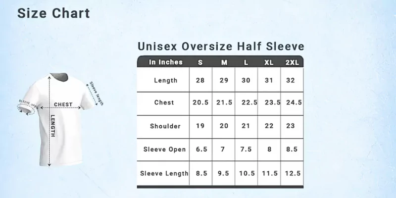 oversized-t-shirt-size-chart