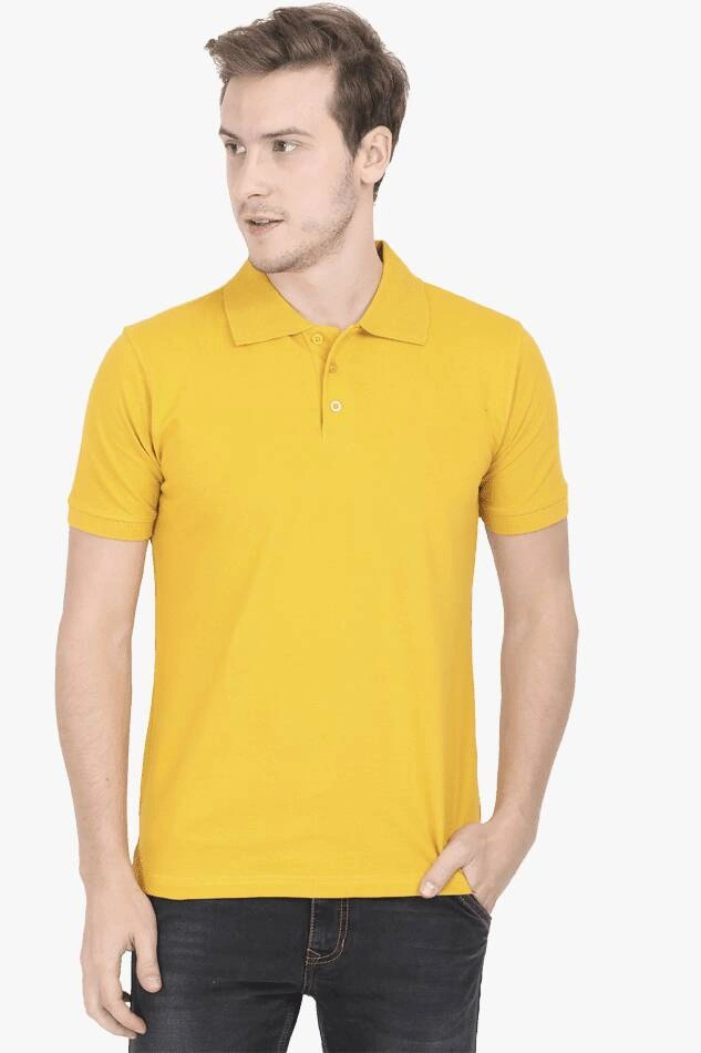 polo t shirts for men yellow color